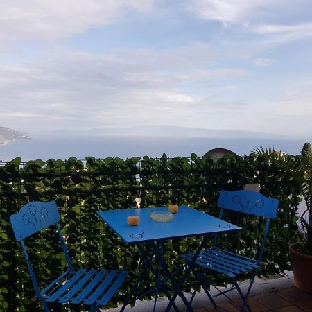 "Sea-See" Studio Taormina Center - Bellissima Vista Mare - Corner Kitchen Extérieur photo