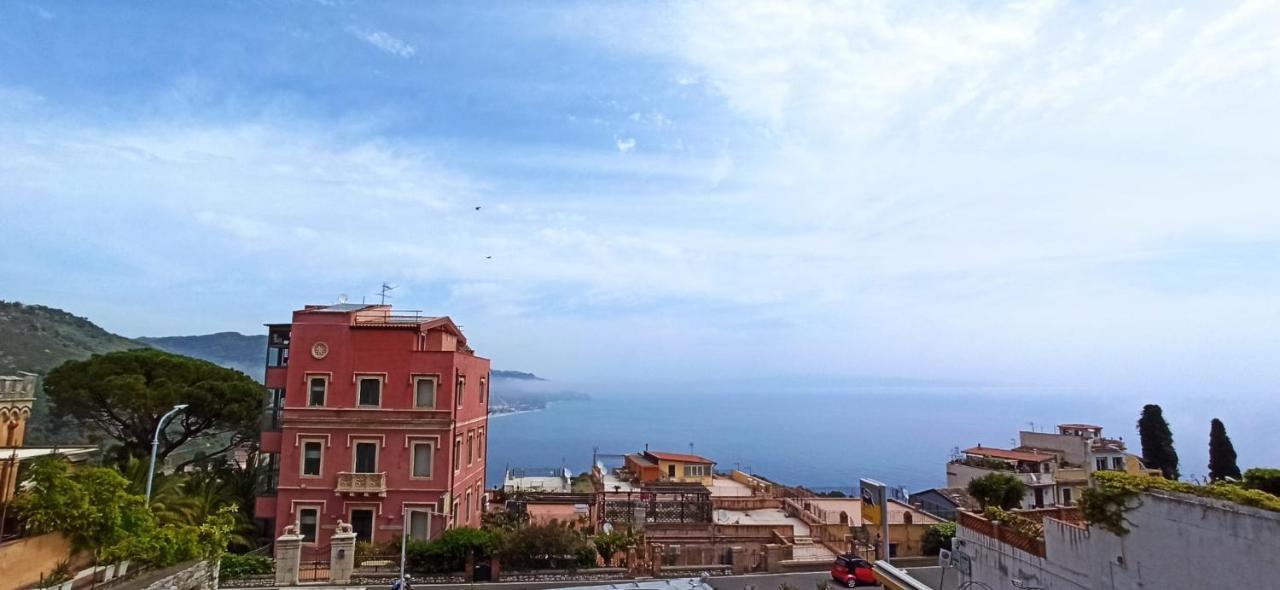 "Sea-See" Studio Taormina Center - Bellissima Vista Mare - Corner Kitchen Extérieur photo