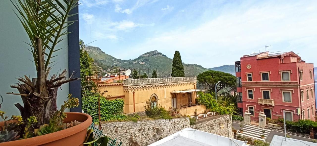 "Sea-See" Studio Taormina Center - Bellissima Vista Mare - Corner Kitchen Extérieur photo