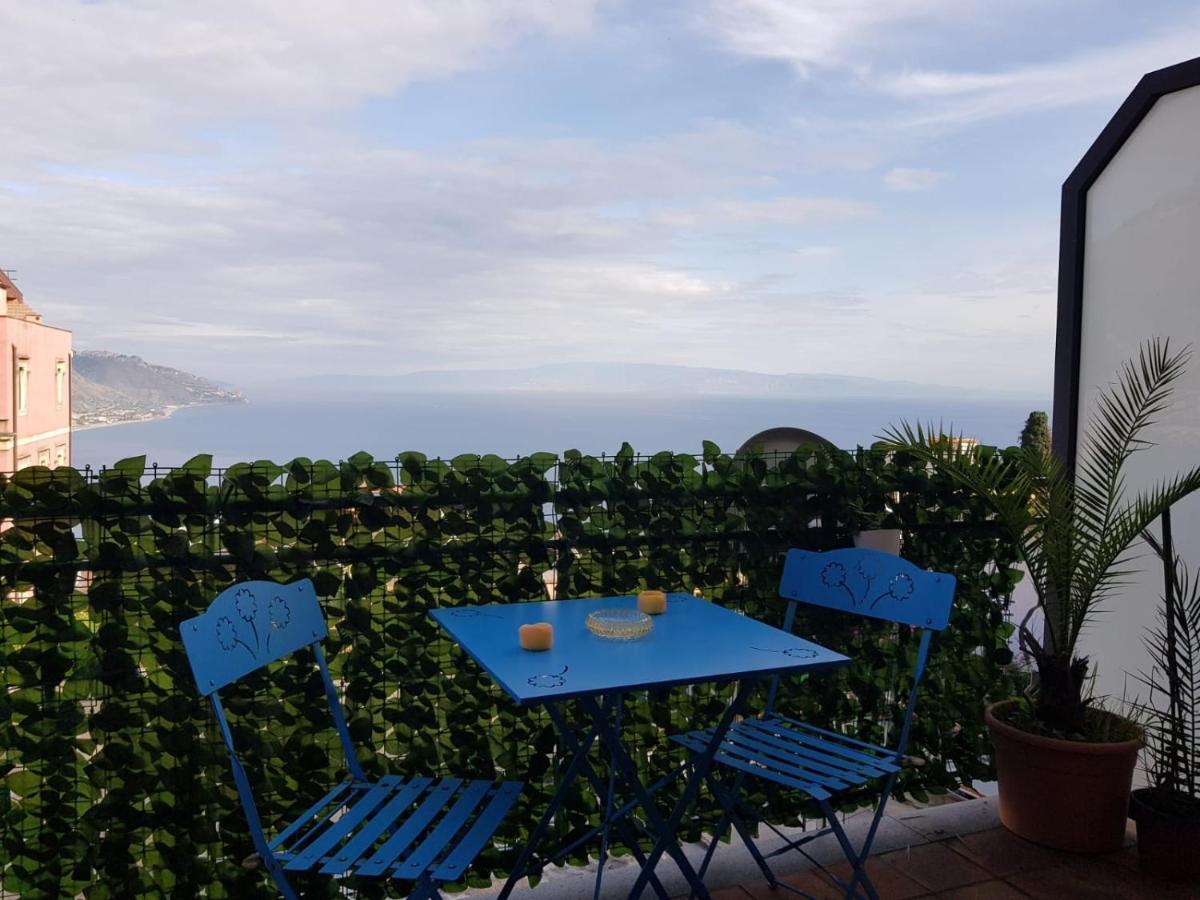 "Sea-See" Studio Taormina Center - Bellissima Vista Mare - Corner Kitchen Extérieur photo